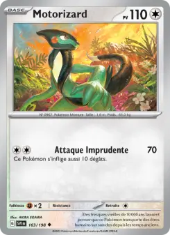 Motorizard — carte 163 de l’extension Écarlate et Violet