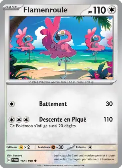 Flamenroule — carte 165 de l’extension Écarlate et Violet