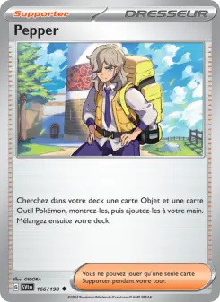 Pepper — carte 166 de l’extension Écarlate et Violet