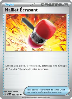 Maillet Écrasant — carte 168 de l’extension Écarlate et Violet