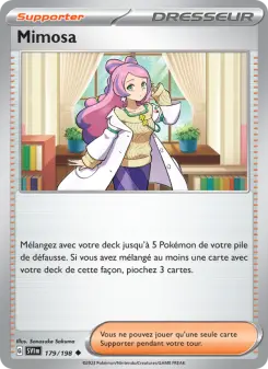 Mimosa — carte 179 de l’extension Écarlate et Violet