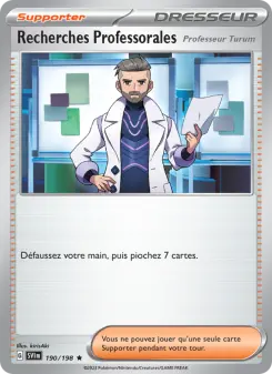 Recherches Professorales — carte 190 de l’extension Écarlate et Violet