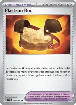 Plastron Roc — carte 192 de l’extension Écarlate et Violet
