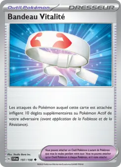 Bandeau Vitalité — carte 197 de l’extension Écarlate et Violet