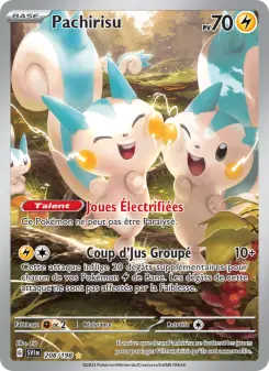 Pachirisu — carte 208 de l’extension Écarlate et Violet
