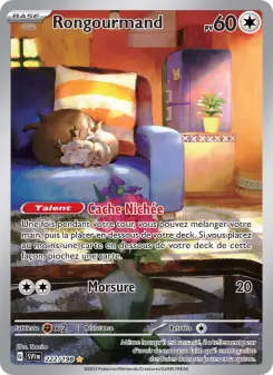 Rongourmand — carte 222 de l’extension Écarlate et Violet