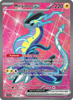 Miraidon-ex — carte 227 de l’extension Écarlate et Violet
