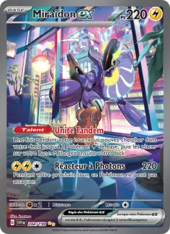 Miraidon-ex — carte 244 de l’extension Écarlate et Violet