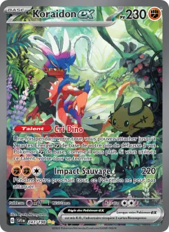 Koraidon-ex — carte 247 de l’extension Écarlate et Violet