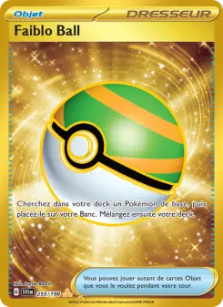 Faiblo Ball — carte 255 de l’extension Écarlate et Violet