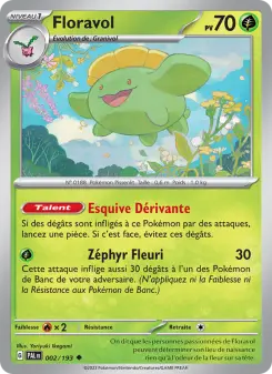 Floravol — carte 002 de l’extension Évolutions à Paldea