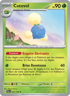 Cotovol — carte 003 de l’extension Évolutions à Paldea