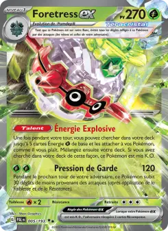 Foretress-ex — carte 005 de l’extension Évolutions à Paldea