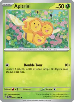 Apitrini — carte 008 de l’extension Évolutions à Paldea