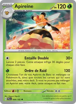 Apireine — carte 009 de l’extension Évolutions à Paldea