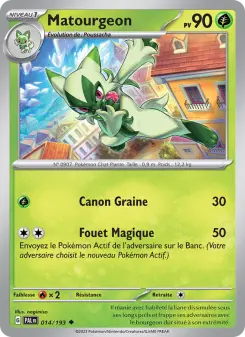 Matourgeon — carte 014 de l’extension Évolutions à Paldea