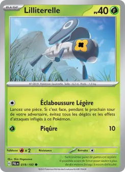 Lilliterelle — carte 019 de l’extension Évolutions à Paldea