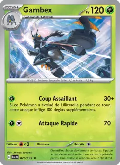 Gambex — carte 021 de l’extension Évolutions à Paldea