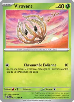 Virovent — carte 022 de l’extension Évolutions à Paldea