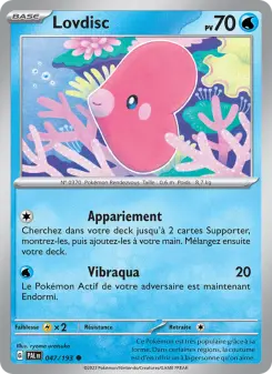 Lovdisc — carte 047 de l’extension Évolutions à Paldea