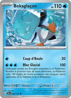 Bekaglaçon — carte 048 de l’extension Évolutions à Paldea