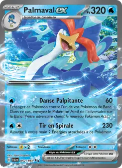 Palmaval-ex — carte 052 de l’extension Évolutions à Paldea