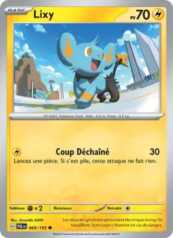 Lixy — carte 069 de l’extension Évolutions à Paldea