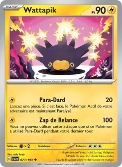 Wattapik — carte 073 de l’extension Évolutions à Paldea