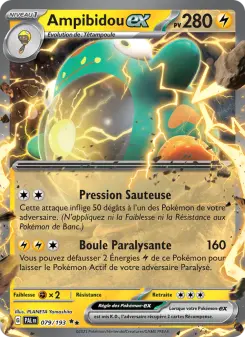 Ampibidou-ex — carte 079 de l’extension Évolutions à Paldea