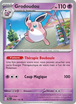 Grodoudou — carte 084 de l’extension Évolutions à Paldea