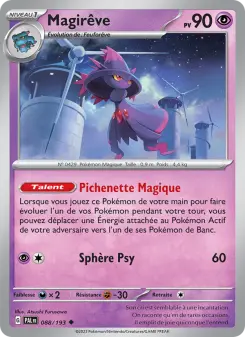 Magirêve — carte 088 de l’extension Évolutions à Paldea