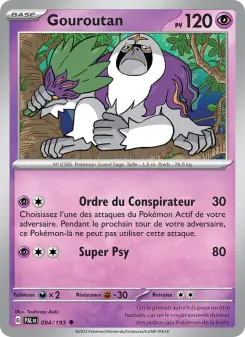 Gouroutan — carte 094 de l’extension Évolutions à Paldea