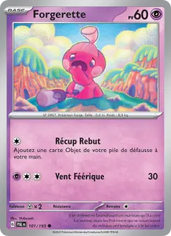 Forgerette — carte 101 de l’extension Évolutions à Paldea