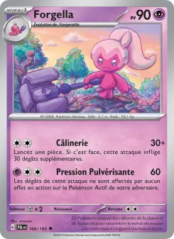 Forgella — carte 104 de l’extension Évolutions à Paldea