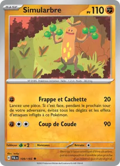 Simularbre — carte 109 de l’extension Évolutions à Paldea