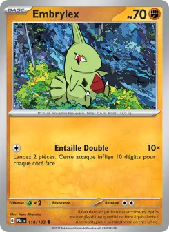 Embrylex — carte 110 de l’extension Évolutions à Paldea