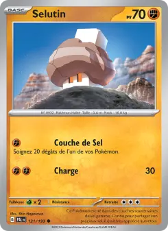 Selutin — carte 121 de l’extension Évolutions à Paldea