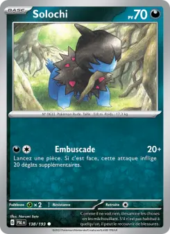 Solochi — carte 138 de l’extension Évolutions à Paldea