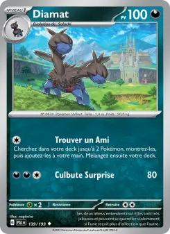 Diamat — carte 139 de l’extension Évolutions à Paldea