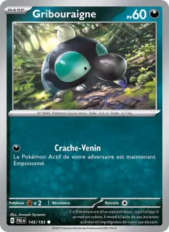 Gribouraigne — carte 145 de l’extension Évolutions à Paldea