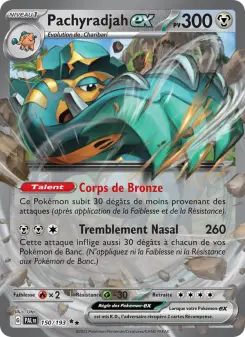 Pachyradjah-ex — carte 150 de l’extension Évolutions à Paldea