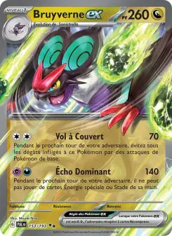 Bruyverne-ex — carte 153 de l’extension Évolutions à Paldea