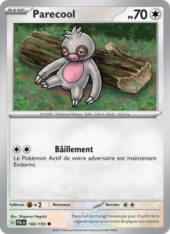 Parecool — carte 160 de l’extension Évolutions à Paldea