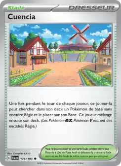 Cuencia — carte 171 de l’extension Évolutions à Paldea