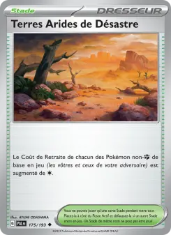 Terres Arides de Désastre — carte 175 de l’extension Évolutions à Paldea