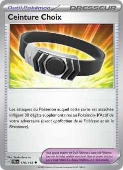 Ceinture Choix — carte 176 de l’extension Évolutions à Paldea