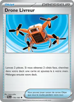 Drone Livreur — carte 178 de l’extension Évolutions à Paldea