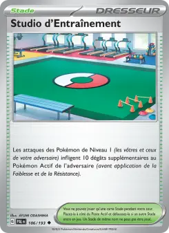 Studio d'Entraînement — carte 186 de l’extension Évolutions à Paldea