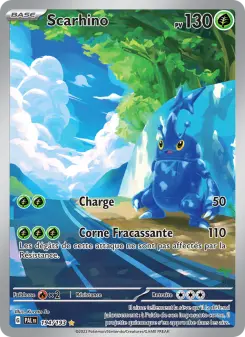 Scarhino — carte 194 de l’extension Évolutions à Paldea