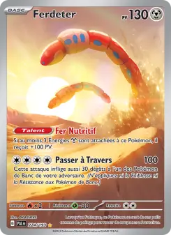 Ferdeter — carte 224 de l’extension Évolutions à Paldea